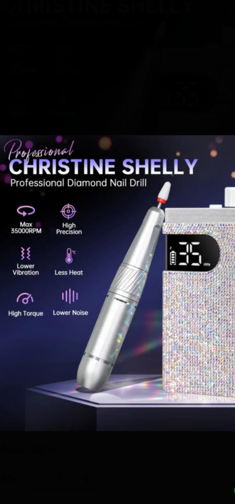 Rechargeable Nail Drill