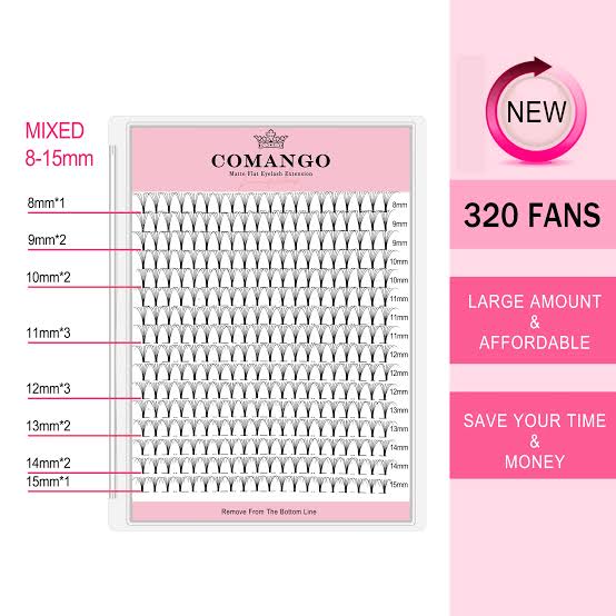 Lash Extensions Premade Fans 10D