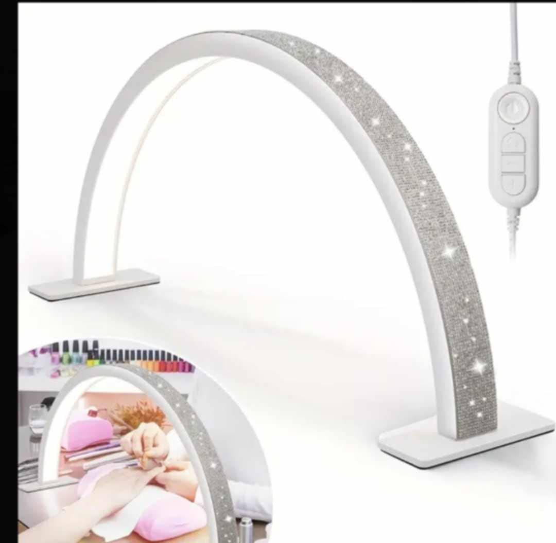 22"in Half Moon Table Lamp