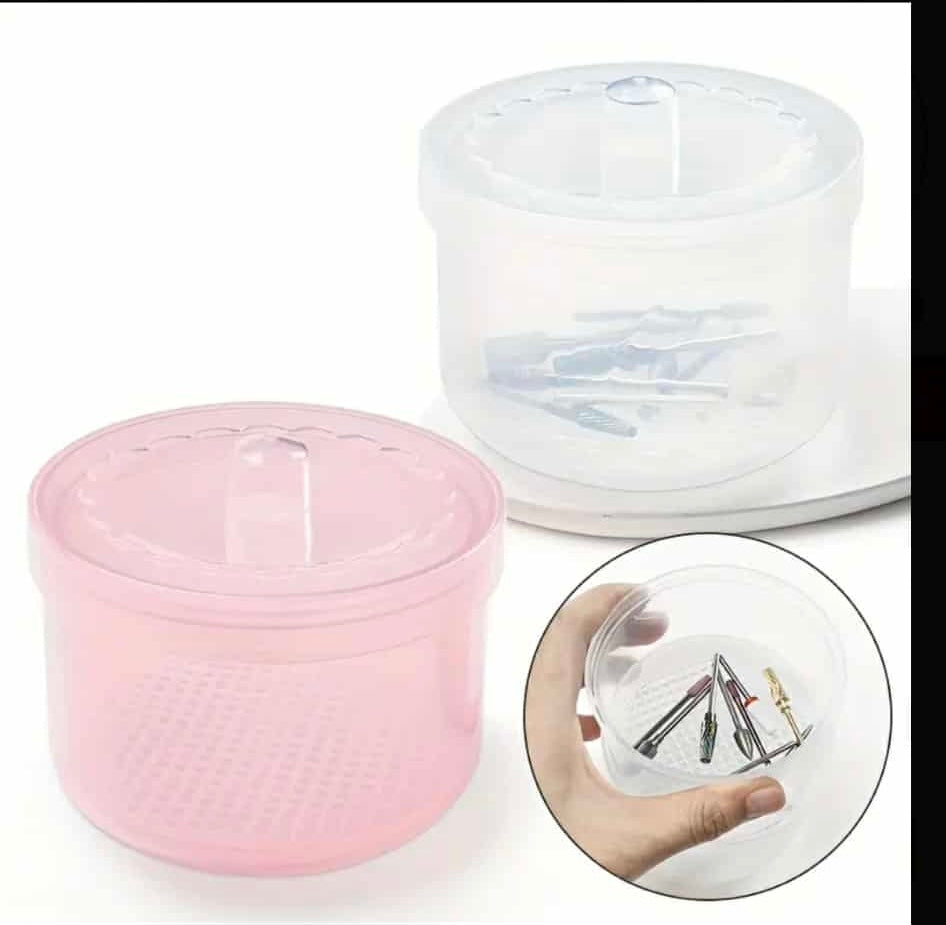 Nail Drill Bits Cleaning Box