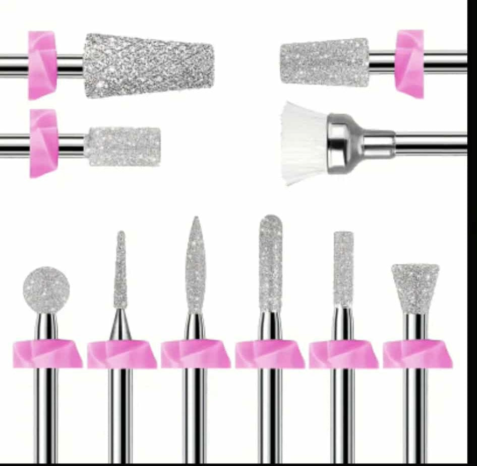 10pc Nail Drill Bits