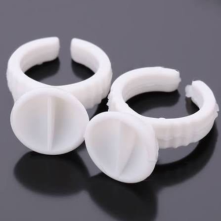 100pcs Divided Glue Rings