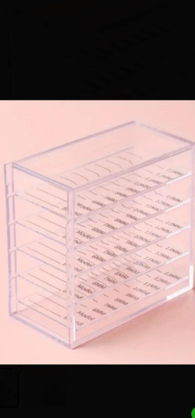 Acrylic 5 Layer Storage Box