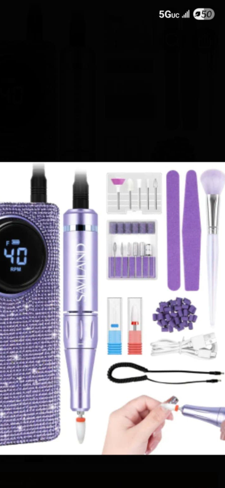 Rechargeable Nail Drill