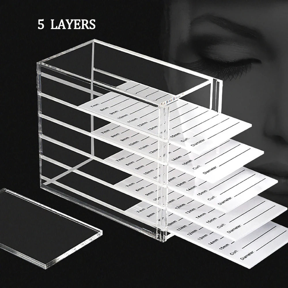 Acrylic 5 Layer Storage Box