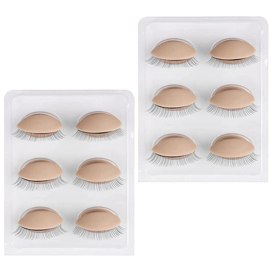 3 Pair Replacement Eyelids for Mannequin