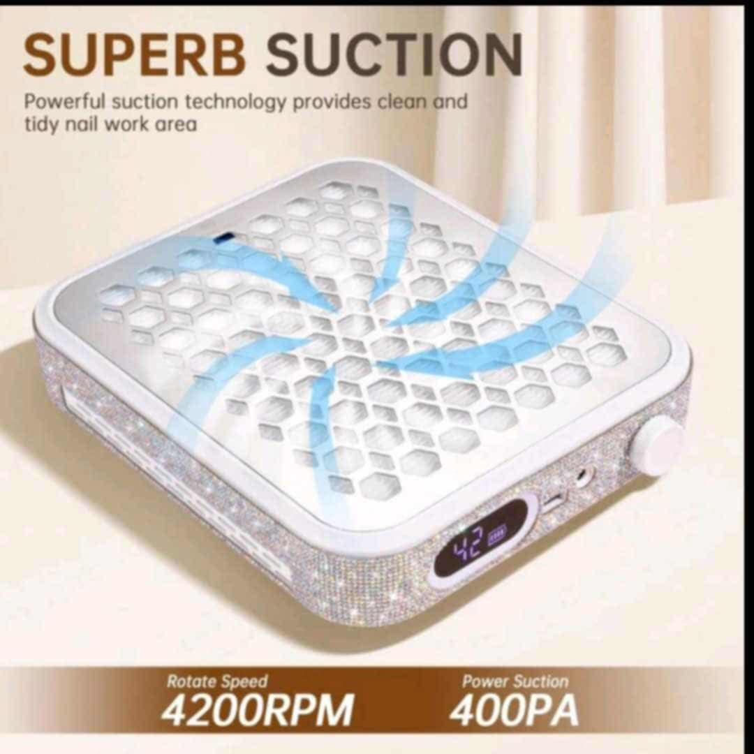 Rechargeable Nail Dust Collector