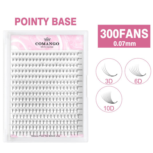 Lash Extensions Premade Fans 10D