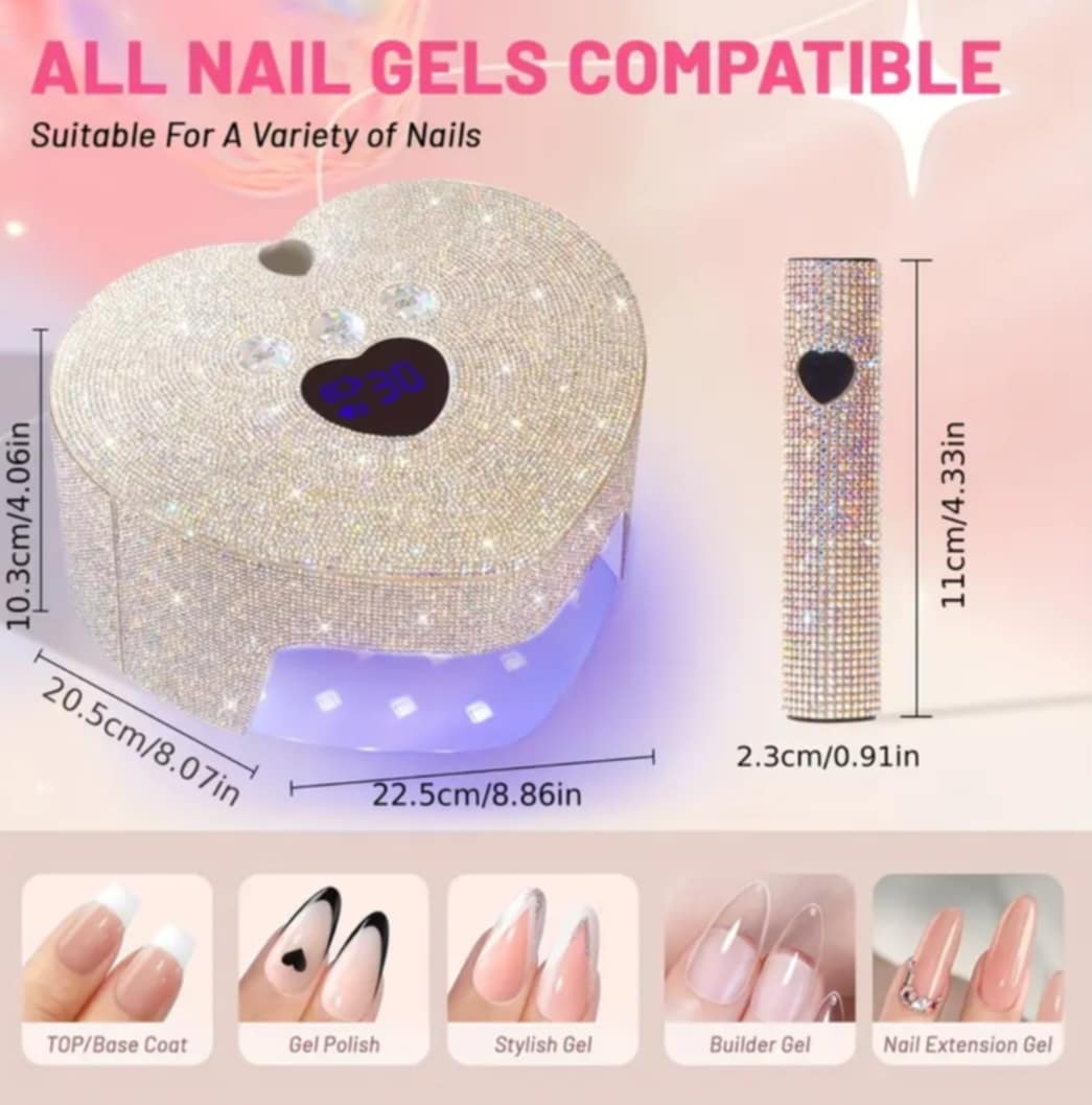 Rechargeable LED UV Nail Lamp
