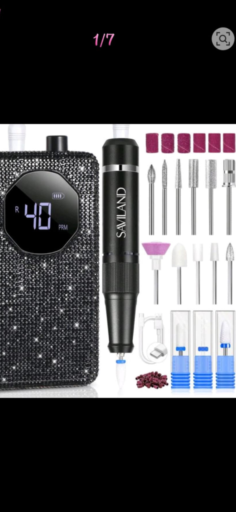 Rechargeable Nail Drill