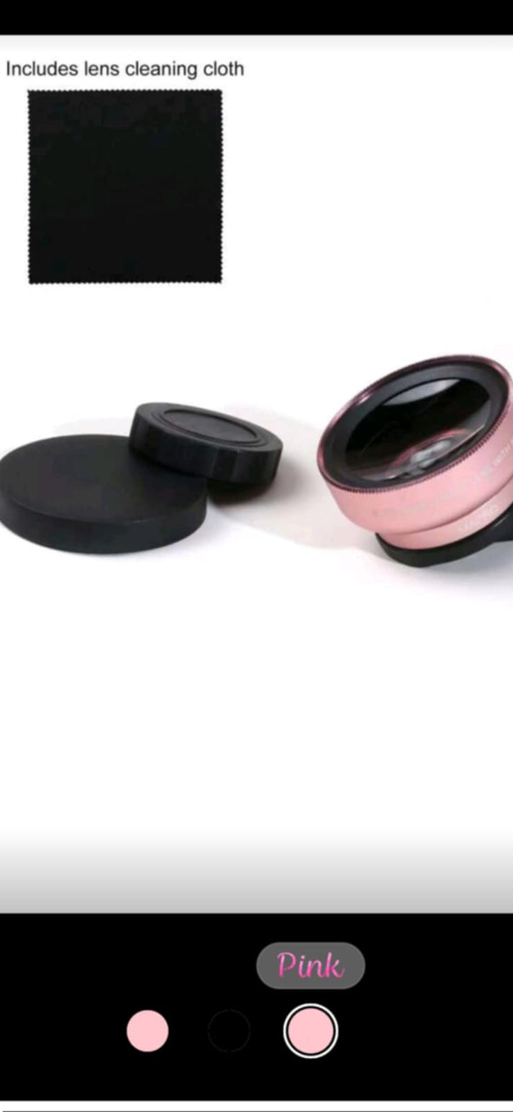 2-1 Phone wide angle Macro Clip Lens