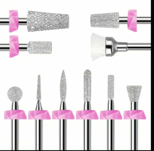 10pc Nail Drill Bits