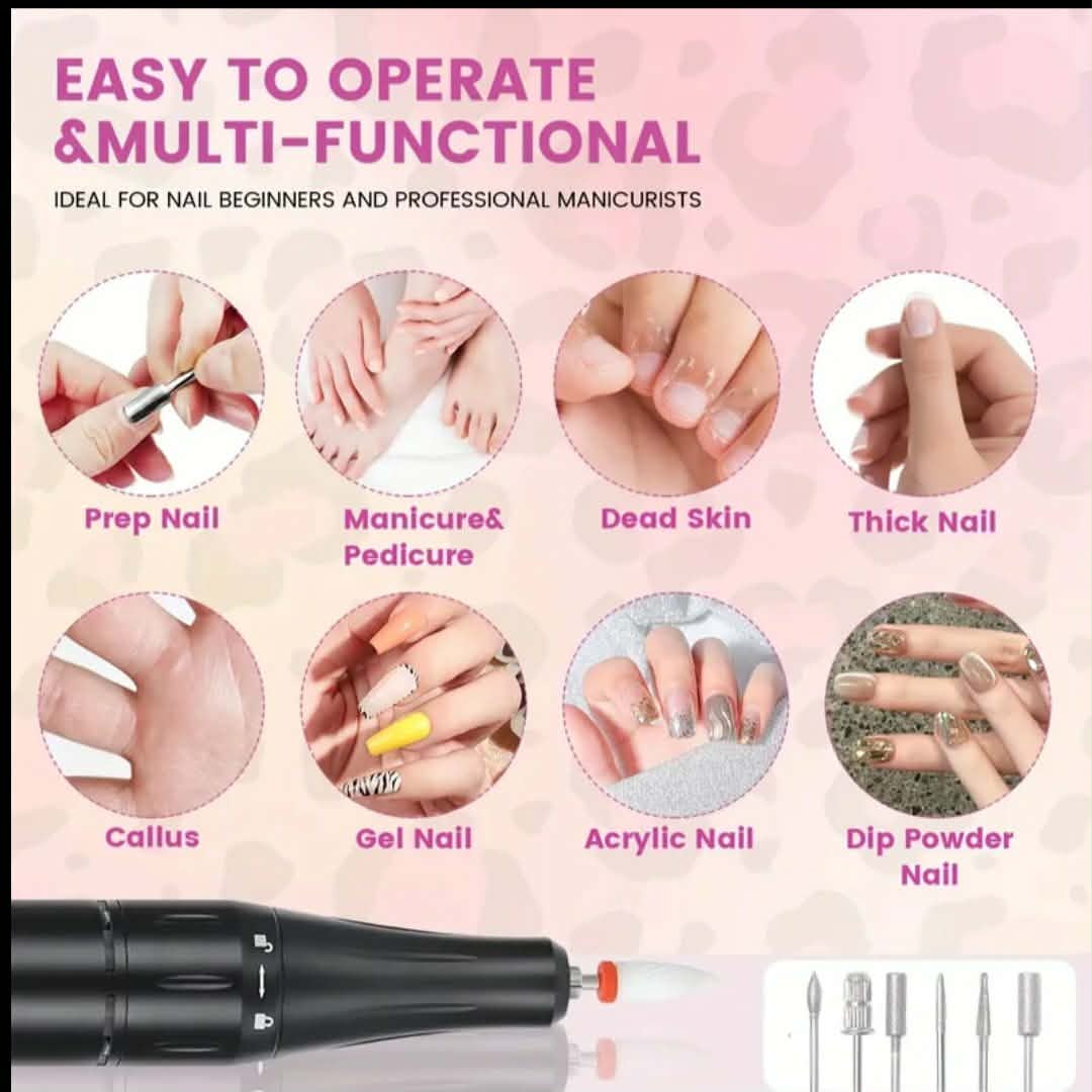 Rechargeable Nail Drill