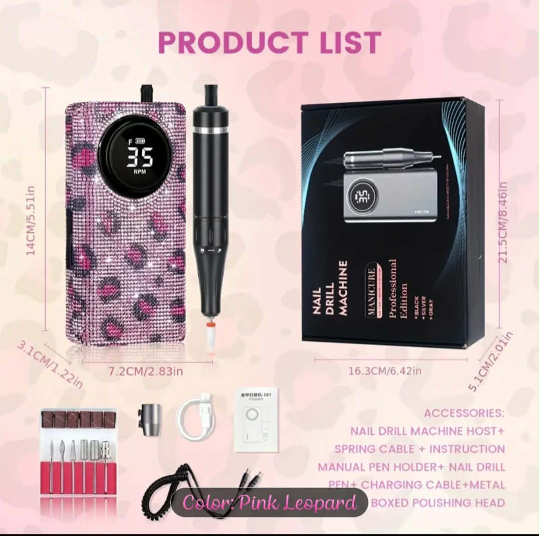 Rechargeable Nail Drill