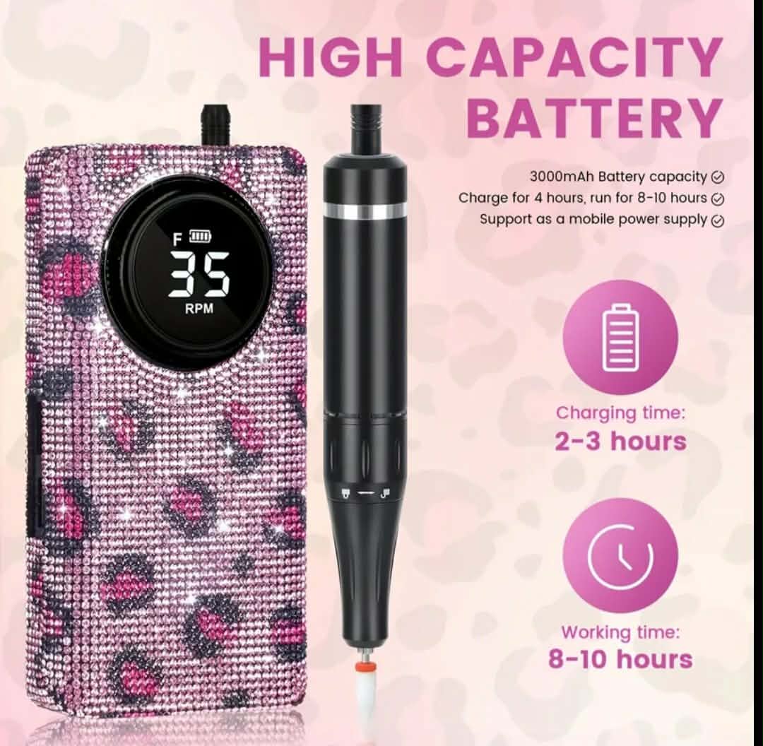 Rechargeable Nail Drill