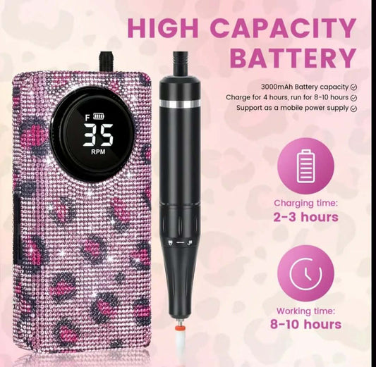 Rechargeable Nail Drill
