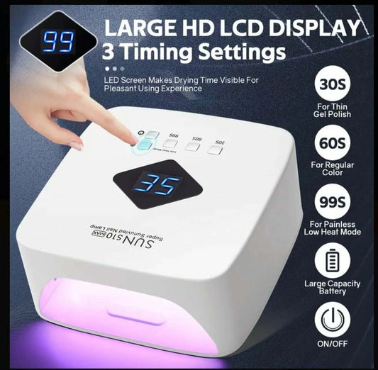 Rechargeable LED UV Nail Lamp